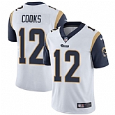 Nike Men & Women & Youth Rams 12 Brandin Cooks White NFL Vapor Untouchable Limited Jersey,baseball caps,new era cap wholesale,wholesale hats